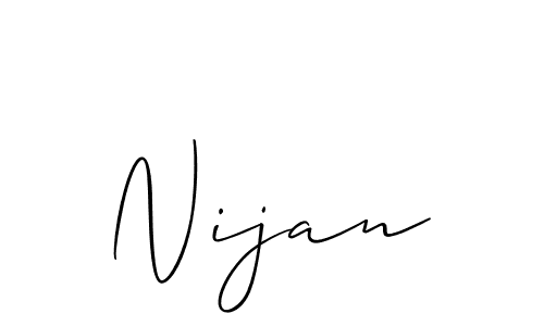 Once you've used our free online signature maker to create your best signature Allison_Script style, it's time to enjoy all of the benefits that Nijan name signing documents. Nijan signature style 2 images and pictures png