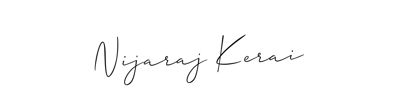 See photos of Nijaraj Kerai official signature by Spectra . Check more albums & portfolios. Read reviews & check more about Allison_Script font. Nijaraj Kerai signature style 2 images and pictures png