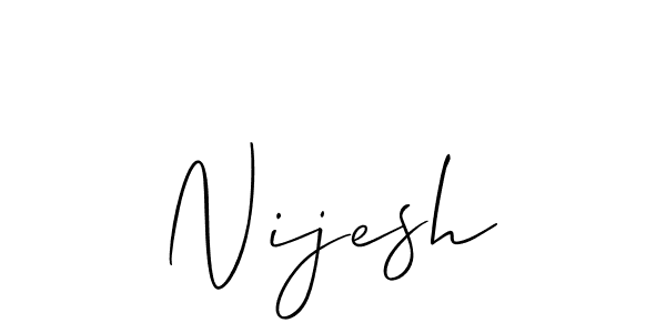 Once you've used our free online signature maker to create your best signature Allison_Script style, it's time to enjoy all of the benefits that Nijesh name signing documents. Nijesh signature style 2 images and pictures png