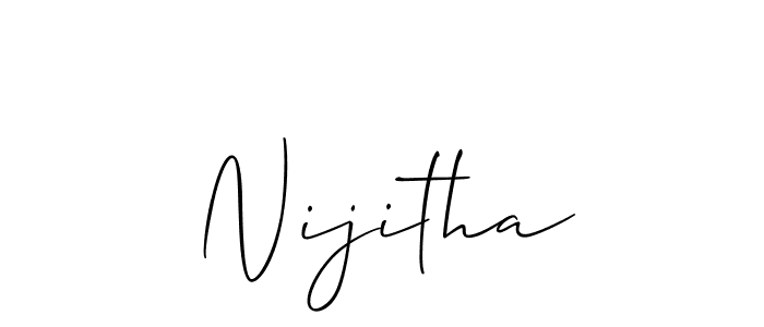 This is the best signature style for the Nijitha name. Also you like these signature font (Allison_Script). Mix name signature. Nijitha signature style 2 images and pictures png