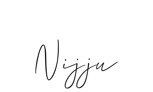 You can use this online signature creator to create a handwritten signature for the name Nijju. This is the best online autograph maker. Nijju signature style 2 images and pictures png