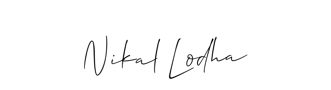 This is the best signature style for the Nikal Lodha name. Also you like these signature font (Allison_Script). Mix name signature. Nikal Lodha signature style 2 images and pictures png