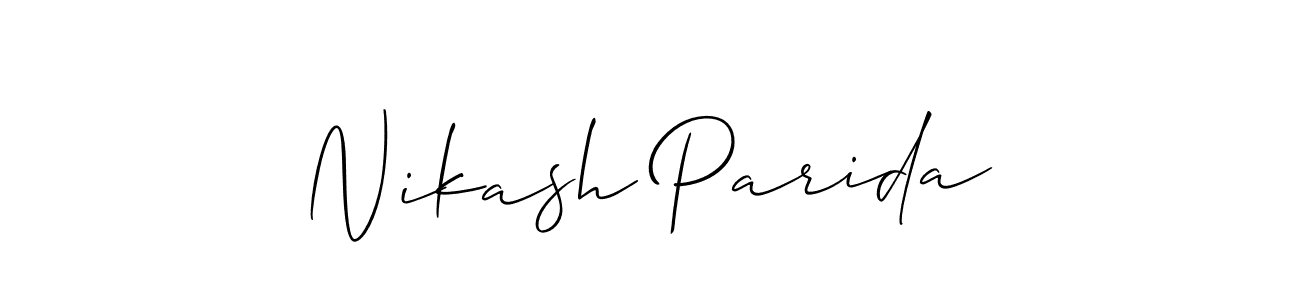 You can use this online signature creator to create a handwritten signature for the name Nikash Parida. This is the best online autograph maker. Nikash Parida signature style 2 images and pictures png