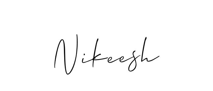 Also You can easily find your signature by using the search form. We will create Nikeesh name handwritten signature images for you free of cost using Allison_Script sign style. Nikeesh signature style 2 images and pictures png