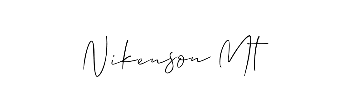 This is the best signature style for the Nikenson Mt name. Also you like these signature font (Allison_Script). Mix name signature. Nikenson Mt signature style 2 images and pictures png