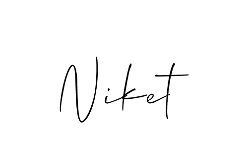 It looks lik you need a new signature style for name Niket. Design unique handwritten (Allison_Script) signature with our free signature maker in just a few clicks. Niket signature style 2 images and pictures png