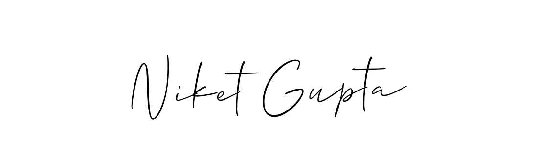 It looks lik you need a new signature style for name Niket Gupta. Design unique handwritten (Allison_Script) signature with our free signature maker in just a few clicks. Niket Gupta signature style 2 images and pictures png