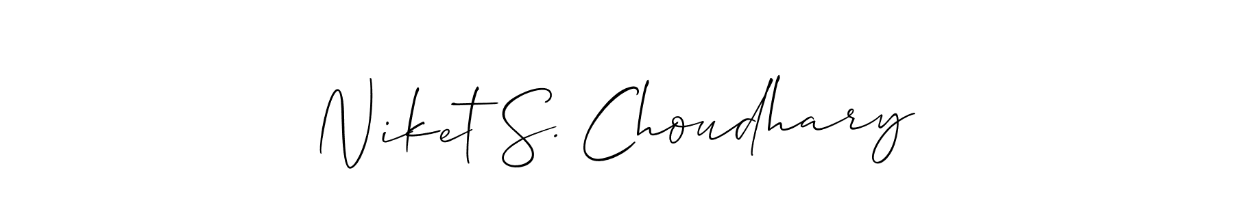 Once you've used our free online signature maker to create your best signature Allison_Script style, it's time to enjoy all of the benefits that Niket S. Choudhary name signing documents. Niket S. Choudhary signature style 2 images and pictures png