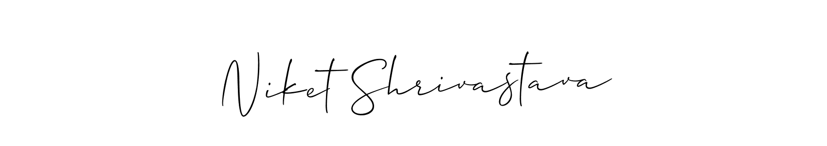 Make a beautiful signature design for name Niket Shrivastava. Use this online signature maker to create a handwritten signature for free. Niket Shrivastava signature style 2 images and pictures png