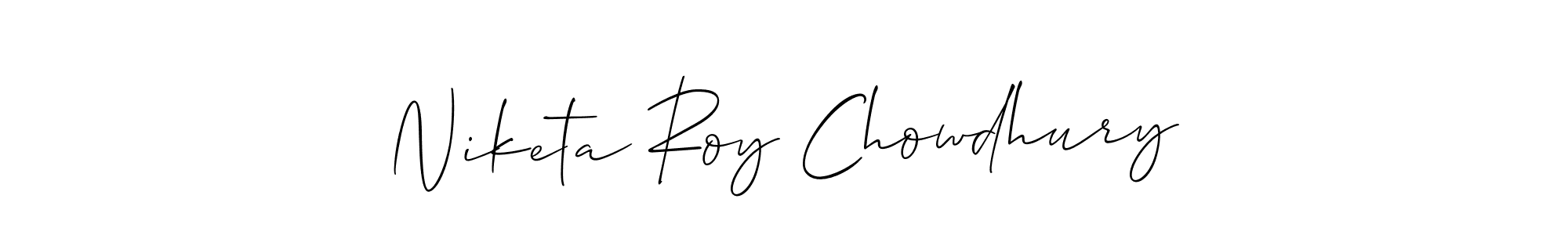 Check out images of Autograph of Niketa Roy Chowdhury name. Actor Niketa Roy Chowdhury Signature Style. Allison_Script is a professional sign style online. Niketa Roy Chowdhury signature style 2 images and pictures png