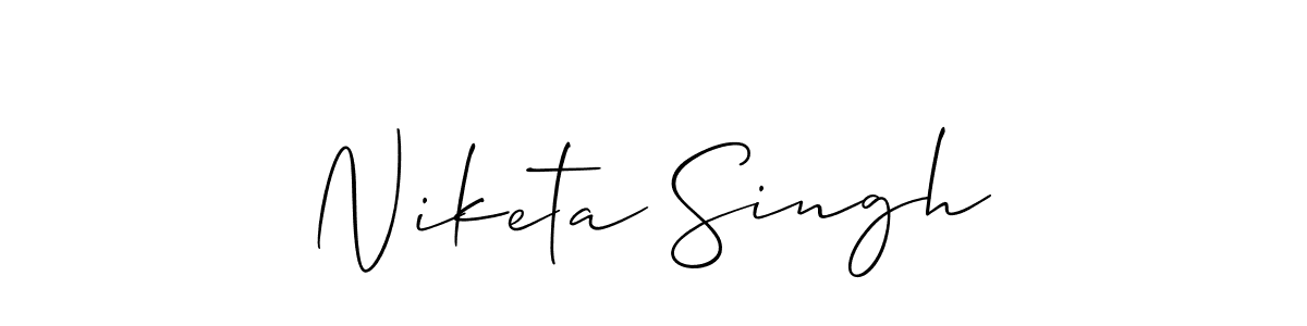 Here are the top 10 professional signature styles for the name Niketa Singh. These are the best autograph styles you can use for your name. Niketa Singh signature style 2 images and pictures png