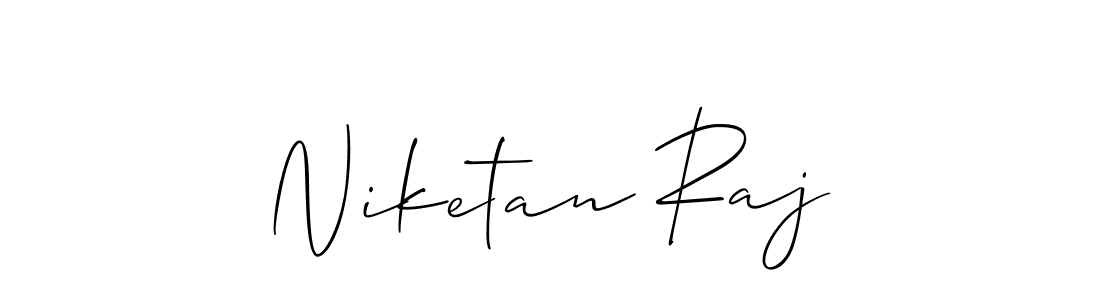 Also You can easily find your signature by using the search form. We will create Niketan Raj name handwritten signature images for you free of cost using Allison_Script sign style. Niketan Raj signature style 2 images and pictures png