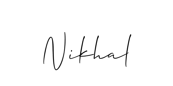 You can use this online signature creator to create a handwritten signature for the name Nikhal. This is the best online autograph maker. Nikhal signature style 2 images and pictures png