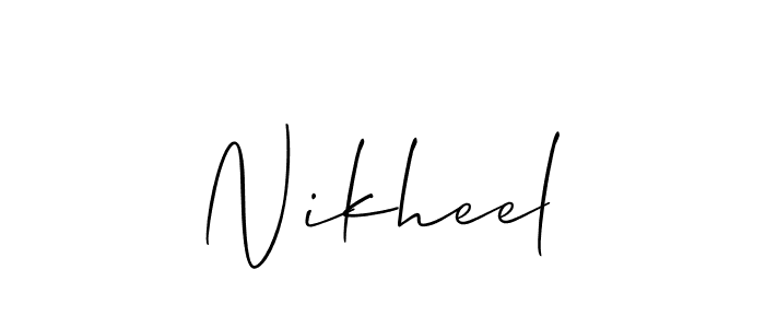 Check out images of Autograph of Nikheel name. Actor Nikheel Signature Style. Allison_Script is a professional sign style online. Nikheel signature style 2 images and pictures png