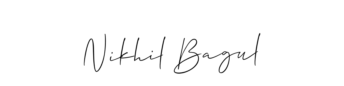 See photos of Nikhil Bagul official signature by Spectra . Check more albums & portfolios. Read reviews & check more about Allison_Script font. Nikhil Bagul signature style 2 images and pictures png