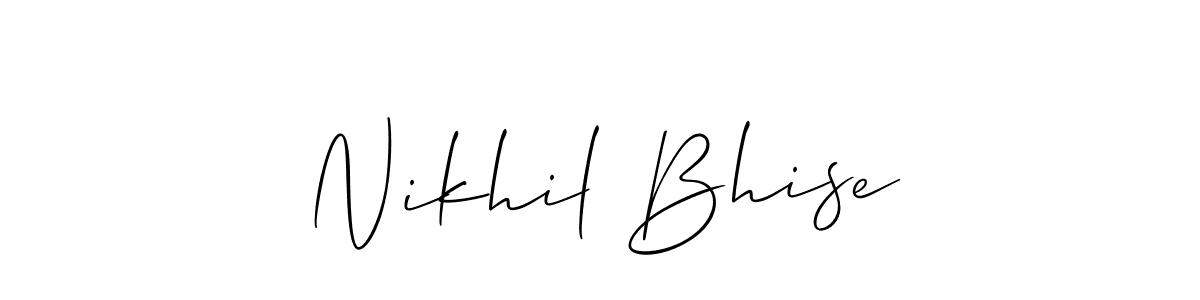 Once you've used our free online signature maker to create your best signature Allison_Script style, it's time to enjoy all of the benefits that Nikhil Bhise name signing documents. Nikhil Bhise signature style 2 images and pictures png