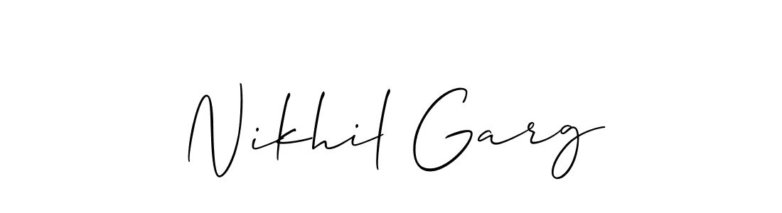 Here are the top 10 professional signature styles for the name Nikhil Garg. These are the best autograph styles you can use for your name. Nikhil Garg signature style 2 images and pictures png