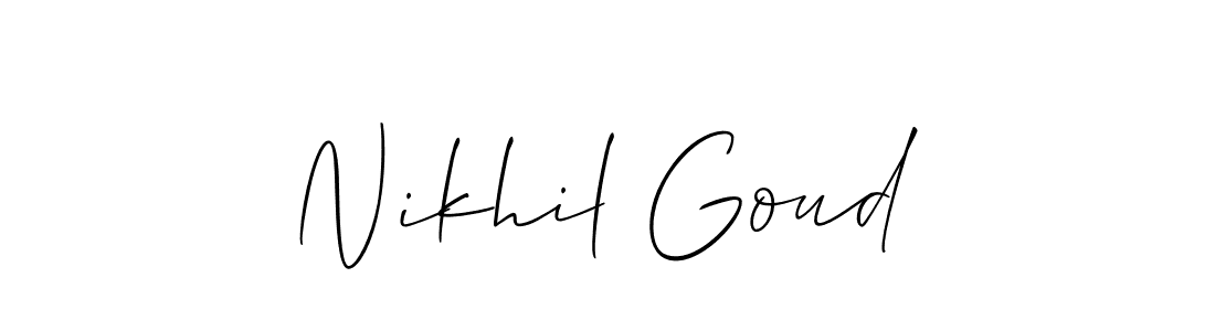 Once you've used our free online signature maker to create your best signature Allison_Script style, it's time to enjoy all of the benefits that Nikhil Goud name signing documents. Nikhil Goud signature style 2 images and pictures png