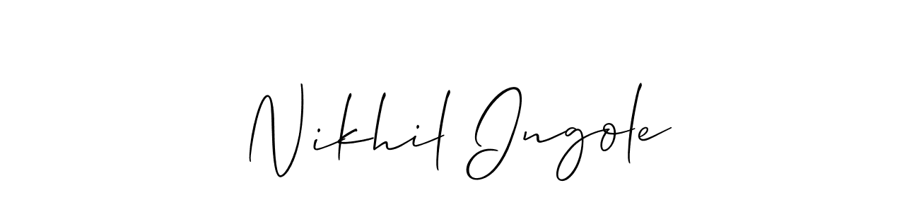 Here are the top 10 professional signature styles for the name Nikhil Ingole. These are the best autograph styles you can use for your name. Nikhil Ingole signature style 2 images and pictures png