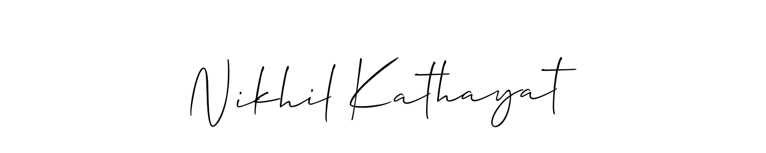 Here are the top 10 professional signature styles for the name Nikhil Kathayat. These are the best autograph styles you can use for your name. Nikhil Kathayat signature style 2 images and pictures png