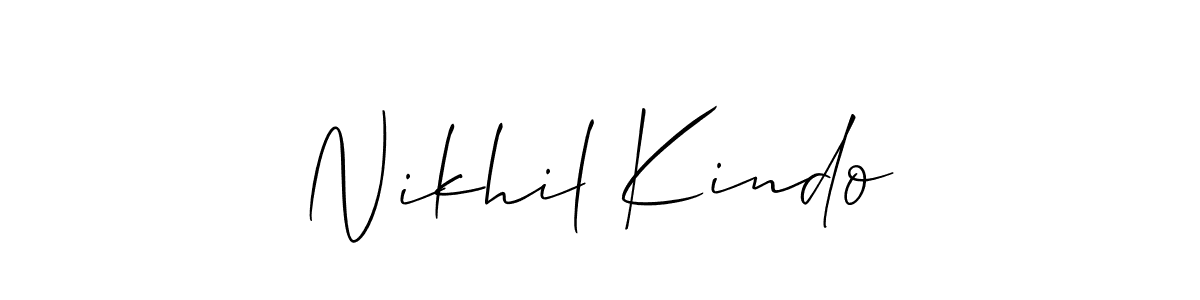 See photos of Nikhil Kindo official signature by Spectra . Check more albums & portfolios. Read reviews & check more about Allison_Script font. Nikhil Kindo signature style 2 images and pictures png