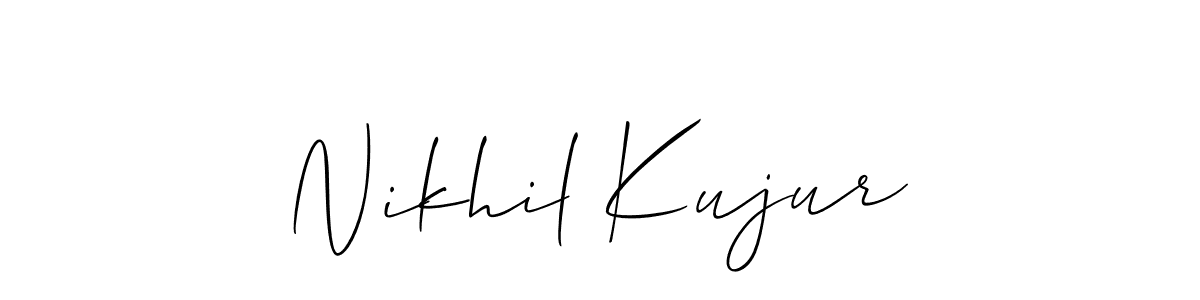 Once you've used our free online signature maker to create your best signature Allison_Script style, it's time to enjoy all of the benefits that Nikhil Kujur name signing documents. Nikhil Kujur signature style 2 images and pictures png