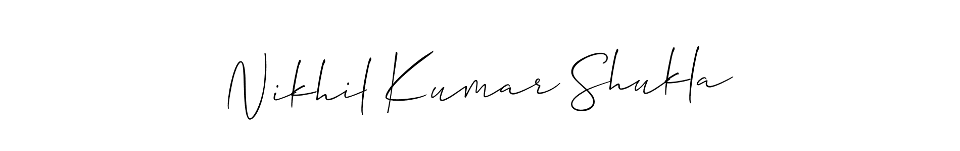 Similarly Allison_Script is the best handwritten signature design. Signature creator online .You can use it as an online autograph creator for name Nikhil Kumar Shukla. Nikhil Kumar Shukla signature style 2 images and pictures png