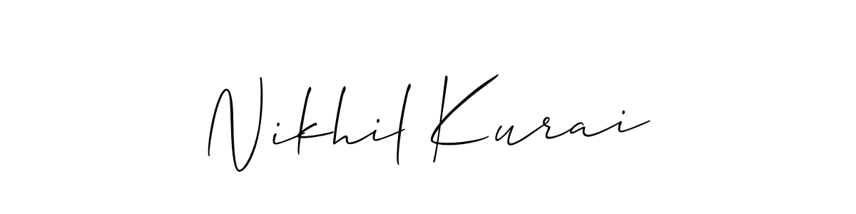 Check out images of Autograph of Nikhil Kurai name. Actor Nikhil Kurai Signature Style. Allison_Script is a professional sign style online. Nikhil Kurai signature style 2 images and pictures png