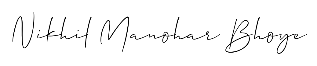 Achieve flawless digital penmanship with Nikhil Manohar Bhoye name in Allison_Script font. The perfect tool for creating online signatures. Nikhil Manohar Bhoye signature style 2 images and pictures png