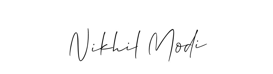 if you are searching for the best signature style for your name Nikhil Modi. so please give up your signature search. here we have designed multiple signature styles  using Allison_Script. Nikhil Modi signature style 2 images and pictures png