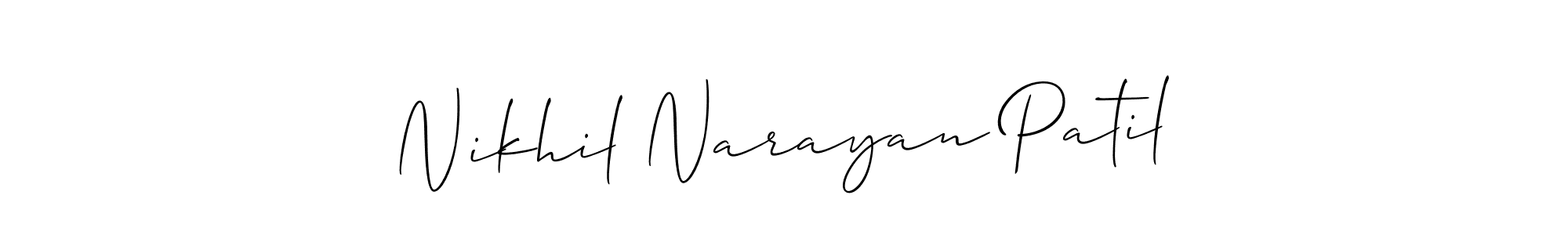 You can use this online signature creator to create a handwritten signature for the name Nikhil Narayan Patil. This is the best online autograph maker. Nikhil Narayan Patil signature style 2 images and pictures png