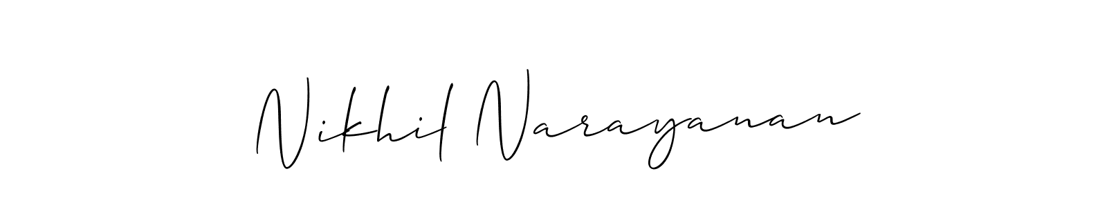 Check out images of Autograph of Nikhil Narayanan name. Actor Nikhil Narayanan Signature Style. Allison_Script is a professional sign style online. Nikhil Narayanan signature style 2 images and pictures png
