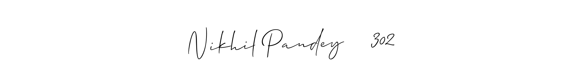 Nikhil Pandey ❤️ 302 stylish signature style. Best Handwritten Sign (Allison_Script) for my name. Handwritten Signature Collection Ideas for my name Nikhil Pandey ❤️ 302. Nikhil Pandey ❤️ 302 signature style 2 images and pictures png