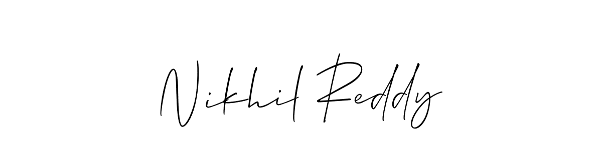 Once you've used our free online signature maker to create your best signature Allison_Script style, it's time to enjoy all of the benefits that Nikhil Reddy name signing documents. Nikhil Reddy signature style 2 images and pictures png