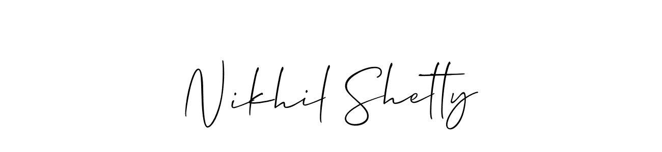 This is the best signature style for the Nikhil Shetty name. Also you like these signature font (Allison_Script). Mix name signature. Nikhil Shetty signature style 2 images and pictures png