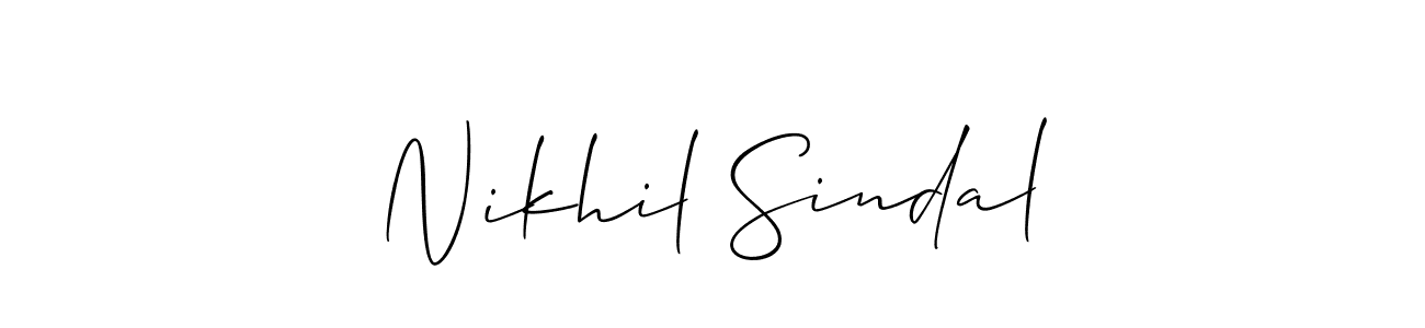 Once you've used our free online signature maker to create your best signature Allison_Script style, it's time to enjoy all of the benefits that Nikhil Sindal name signing documents. Nikhil Sindal signature style 2 images and pictures png