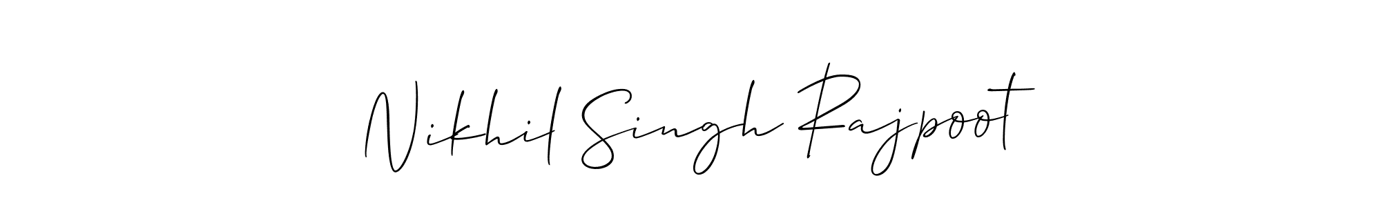 Check out images of Autograph of Nikhil Singh Rajpoot name. Actor Nikhil Singh Rajpoot Signature Style. Allison_Script is a professional sign style online. Nikhil Singh Rajpoot signature style 2 images and pictures png