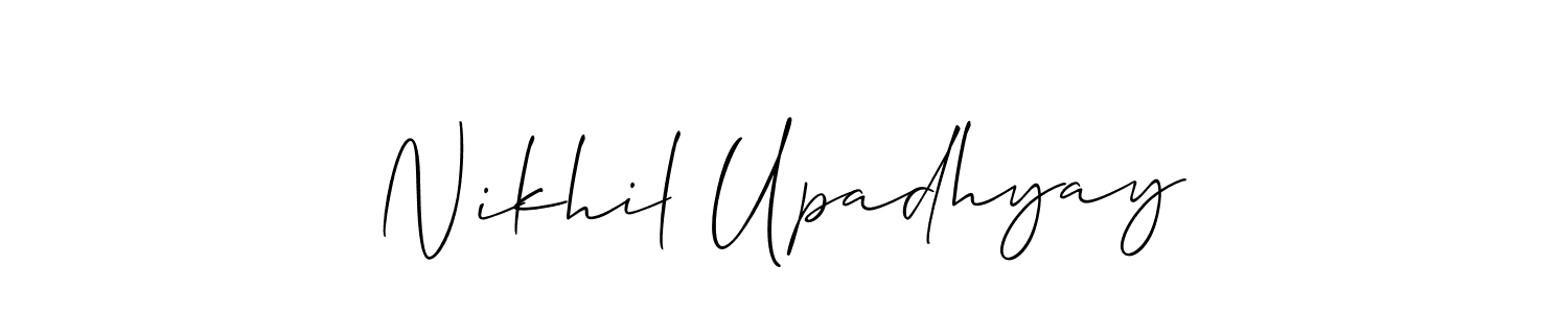 You can use this online signature creator to create a handwritten signature for the name Nikhil Upadhyay. This is the best online autograph maker. Nikhil Upadhyay signature style 2 images and pictures png