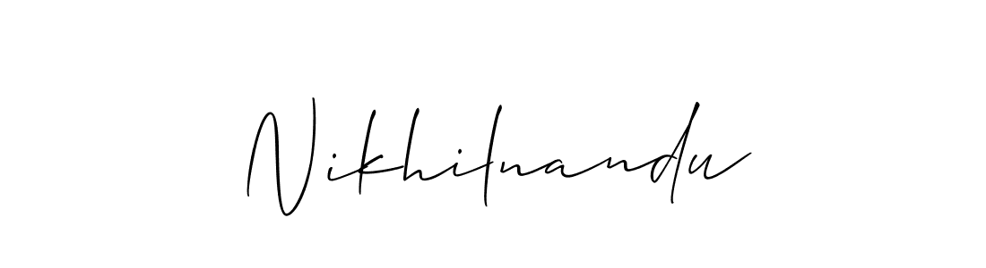 Here are the top 10 professional signature styles for the name Nikhilnandu. These are the best autograph styles you can use for your name. Nikhilnandu signature style 2 images and pictures png