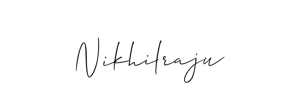 Best and Professional Signature Style for Nikhilraju. Allison_Script Best Signature Style Collection. Nikhilraju signature style 2 images and pictures png