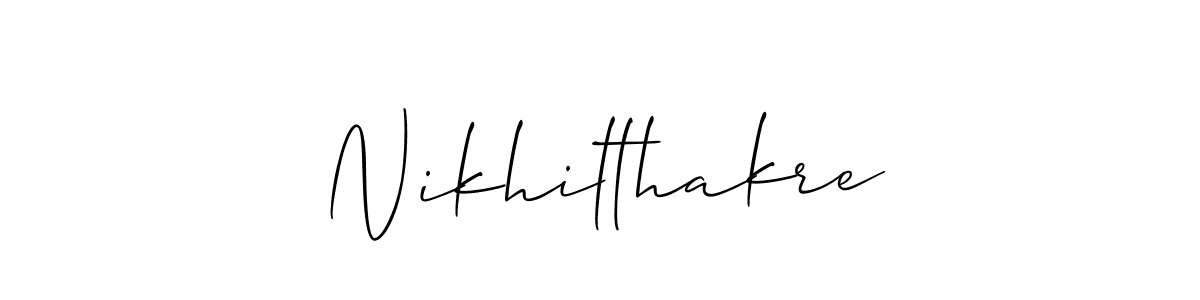 if you are searching for the best signature style for your name Nikhilthakre. so please give up your signature search. here we have designed multiple signature styles  using Allison_Script. Nikhilthakre signature style 2 images and pictures png