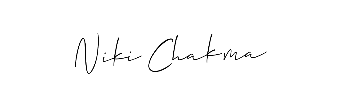 Make a beautiful signature design for name Niki Chakma. Use this online signature maker to create a handwritten signature for free. Niki Chakma signature style 2 images and pictures png