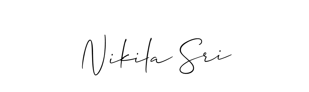This is the best signature style for the Nikila Sri name. Also you like these signature font (Allison_Script). Mix name signature. Nikila Sri signature style 2 images and pictures png