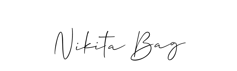 Check out images of Autograph of Nikita Bag name. Actor Nikita Bag Signature Style. Allison_Script is a professional sign style online. Nikita Bag signature style 2 images and pictures png