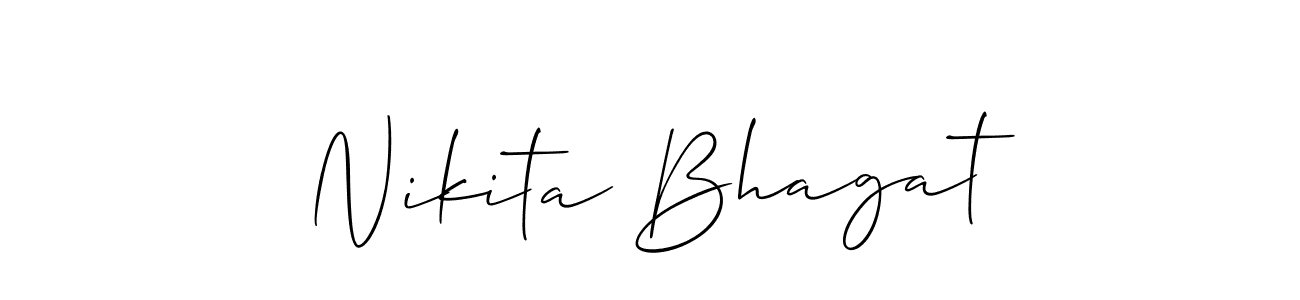 Similarly Allison_Script is the best handwritten signature design. Signature creator online .You can use it as an online autograph creator for name Nikita Bhagat. Nikita Bhagat signature style 2 images and pictures png