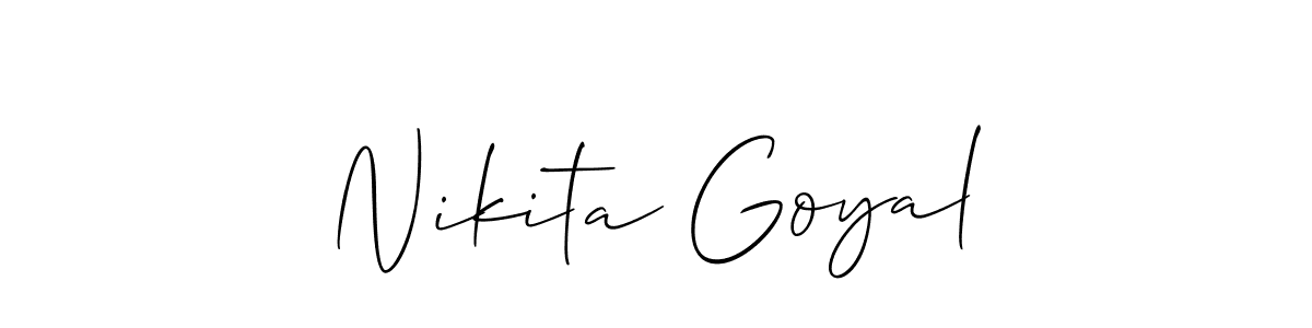 Here are the top 10 professional signature styles for the name Nikita Goyal. These are the best autograph styles you can use for your name. Nikita Goyal signature style 2 images and pictures png