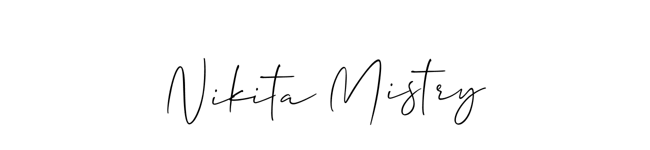 Check out images of Autograph of Nikita Mistry name. Actor Nikita Mistry Signature Style. Allison_Script is a professional sign style online. Nikita Mistry signature style 2 images and pictures png