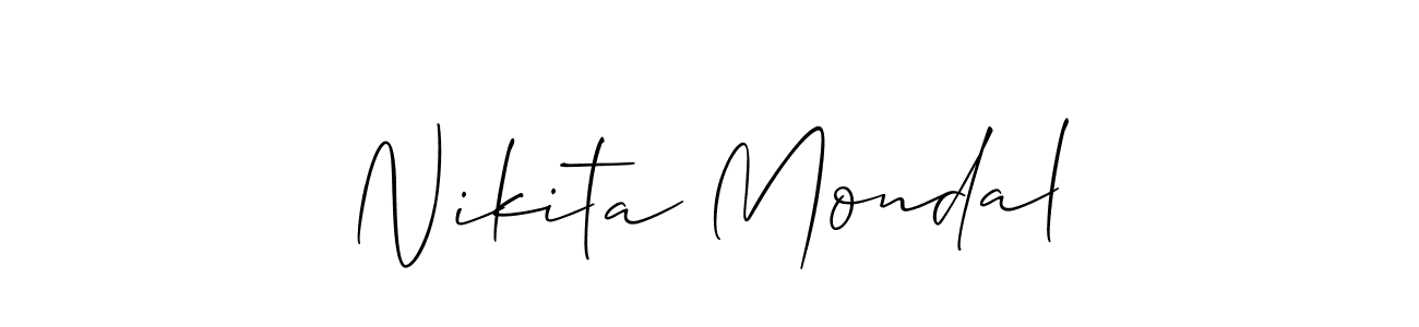Best and Professional Signature Style for Nikita Mondal. Allison_Script Best Signature Style Collection. Nikita Mondal signature style 2 images and pictures png