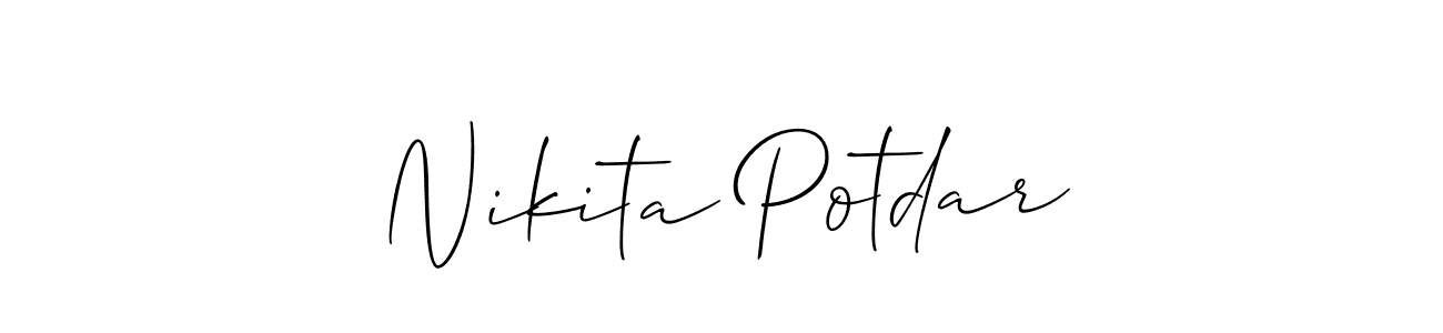 How to Draw Nikita Potdar signature style? Allison_Script is a latest design signature styles for name Nikita Potdar. Nikita Potdar signature style 2 images and pictures png