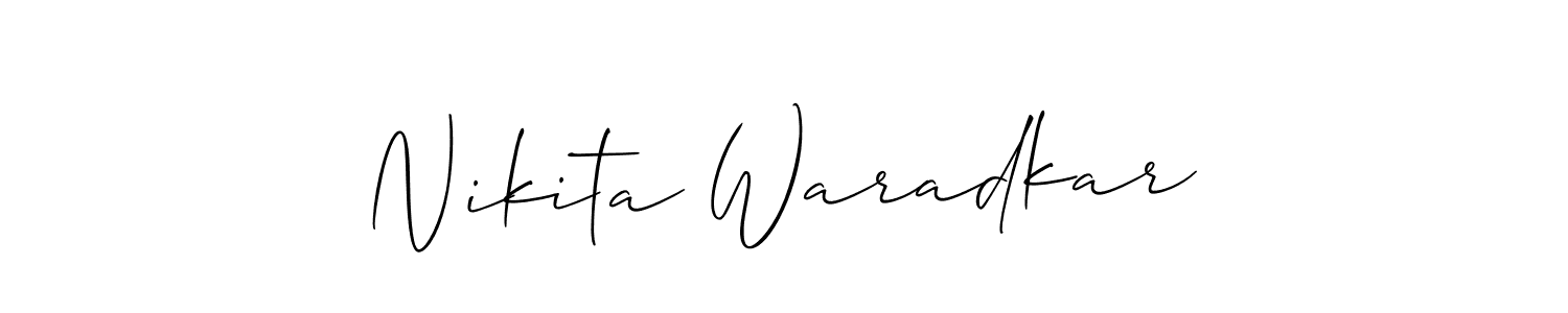 How to Draw Nikita Waradkar signature style? Allison_Script is a latest design signature styles for name Nikita Waradkar. Nikita Waradkar signature style 2 images and pictures png